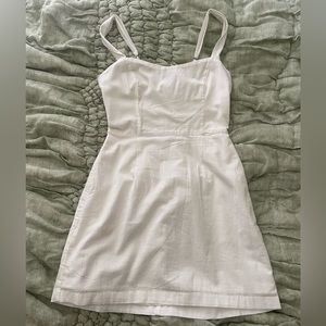 Abercrombie white mini dress